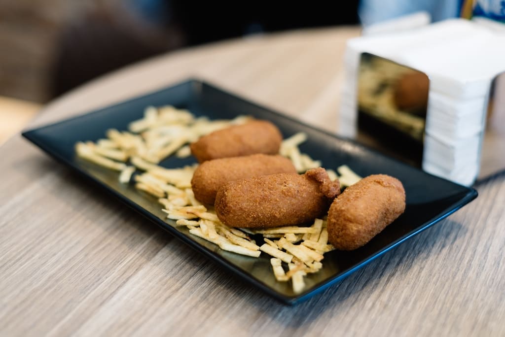 croquetas de berenjena en horno de aire