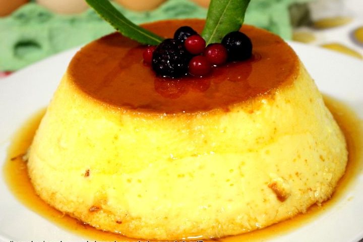 flan de huevo casero