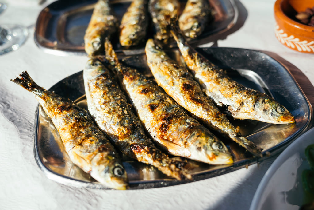 sardinas en freidora de aire