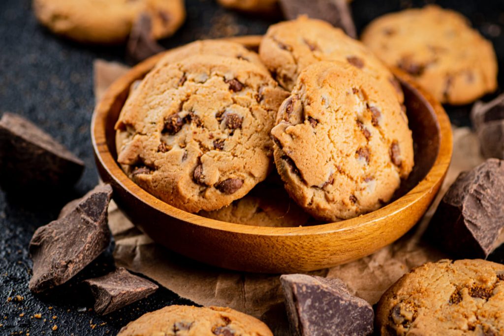 galletas pepitas chocolate freidora de aire