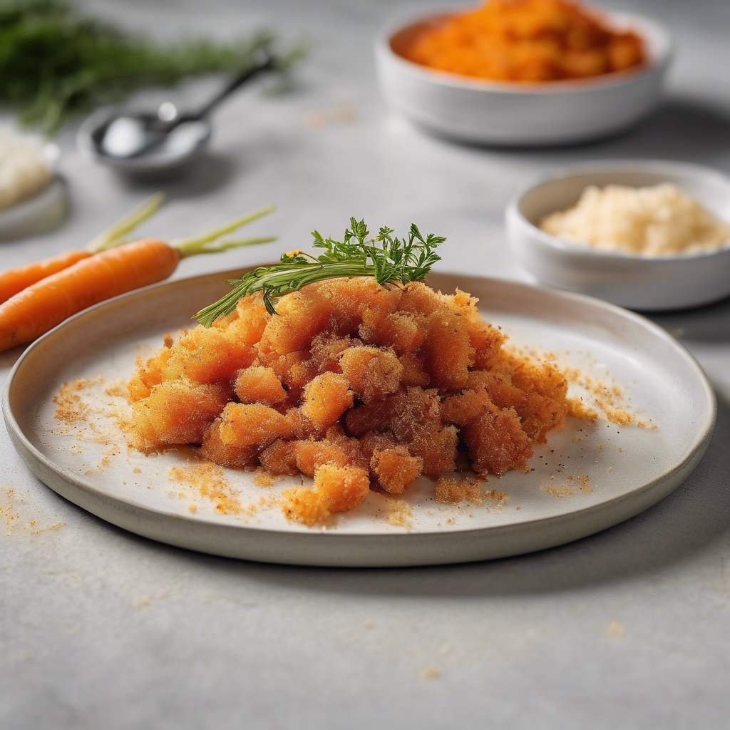 Aros de nabo confitado con panko