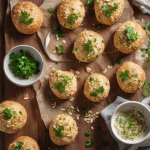 Bocaditos de cebada perlada con puerro