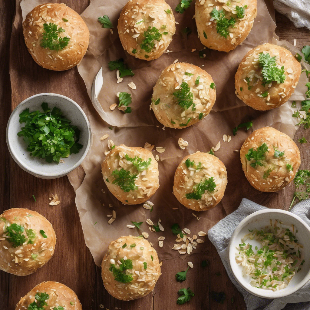 Bocaditos de cebada perlada con puerro