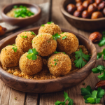 Bolitas crujientes de couscous y dátil