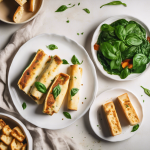 Canelones de tofu y espinaca