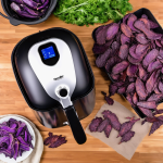 Chips de zanahoria morada al comino