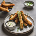 Deditos de pepino dulce con miso blanco