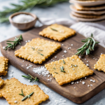 Galletitas saladas de harina de garbanzo