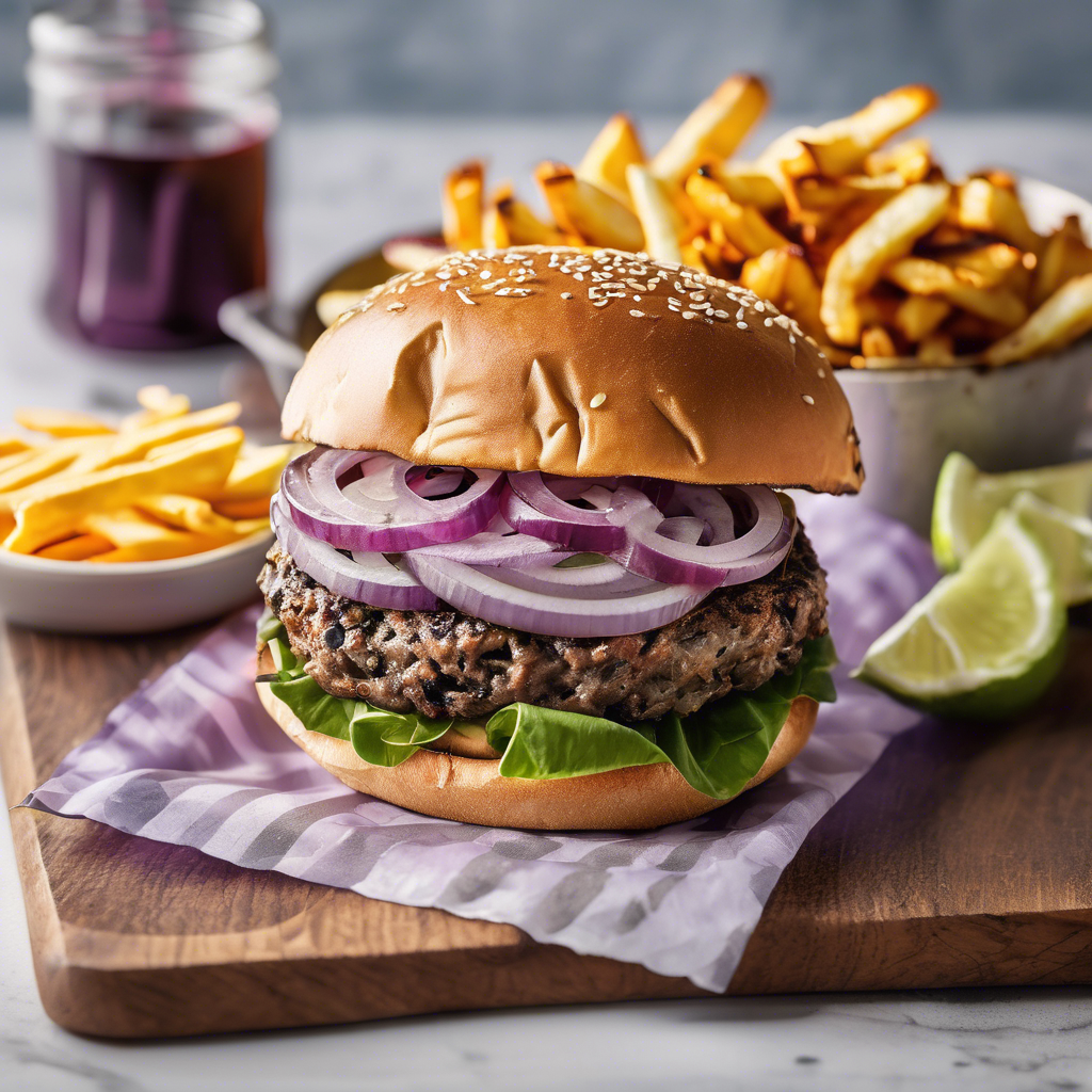 Hamburguesas de porotos negros y avena