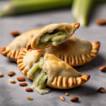 Mini empanadas de puerro y nuez