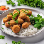 Nuggets de arroz jazmín y menta