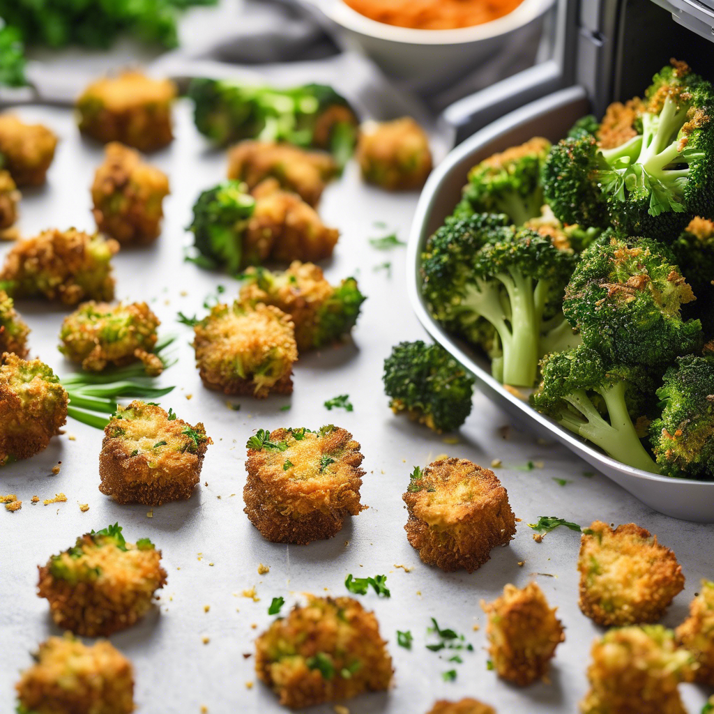 Nuggets de brócoli y levadura nutricional