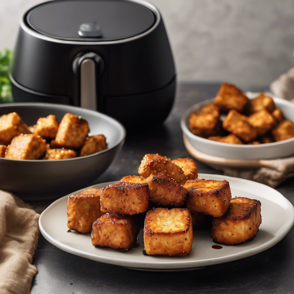 Nuggets de tofu marinado en tamari