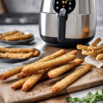 Palitos de pan de quinoa con ajo en polvo