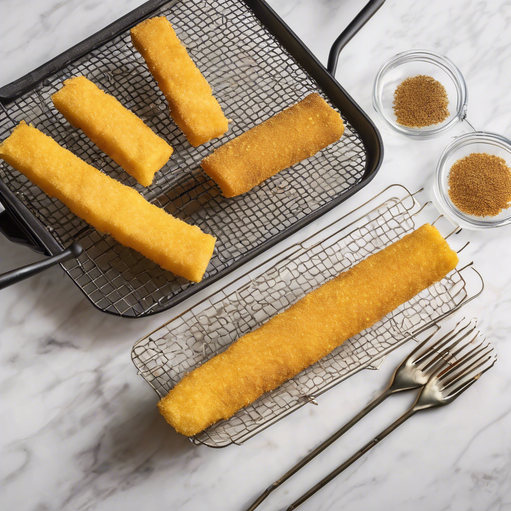 Palitos de polenta con orégano