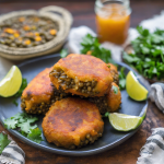 Rellenitos de batata y lentejas al estilo centroamericano