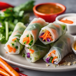Rollitos de primavera con verduras